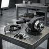 Brushless Motor Front Head Assembly for 100mm Angle Grinder Complete Housing with Wheel Guard Handle Metal Plastic Mix