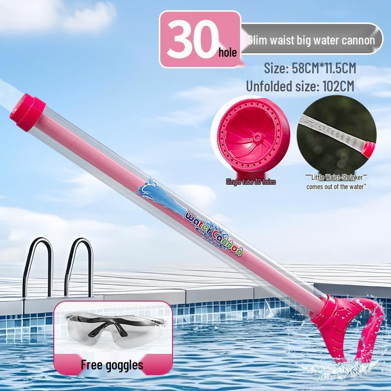 Douyin Large Water Cannon Toy: Pull-Out Spray Gun for Kids' Water Play