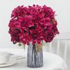Peony Silk Artificial Flowers High Quality Home Living Room Wedding Bride Bouquet Party DIY Gift Dahlia Fake Flower Decoration