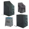 1 BUC Huse de Praf pentru Scaune Suprapuse Geantă de Depozitare Protector pentru Mobilier de Grădină Exterior Organizator Scaun Impermeabil Rezistent la Praf
