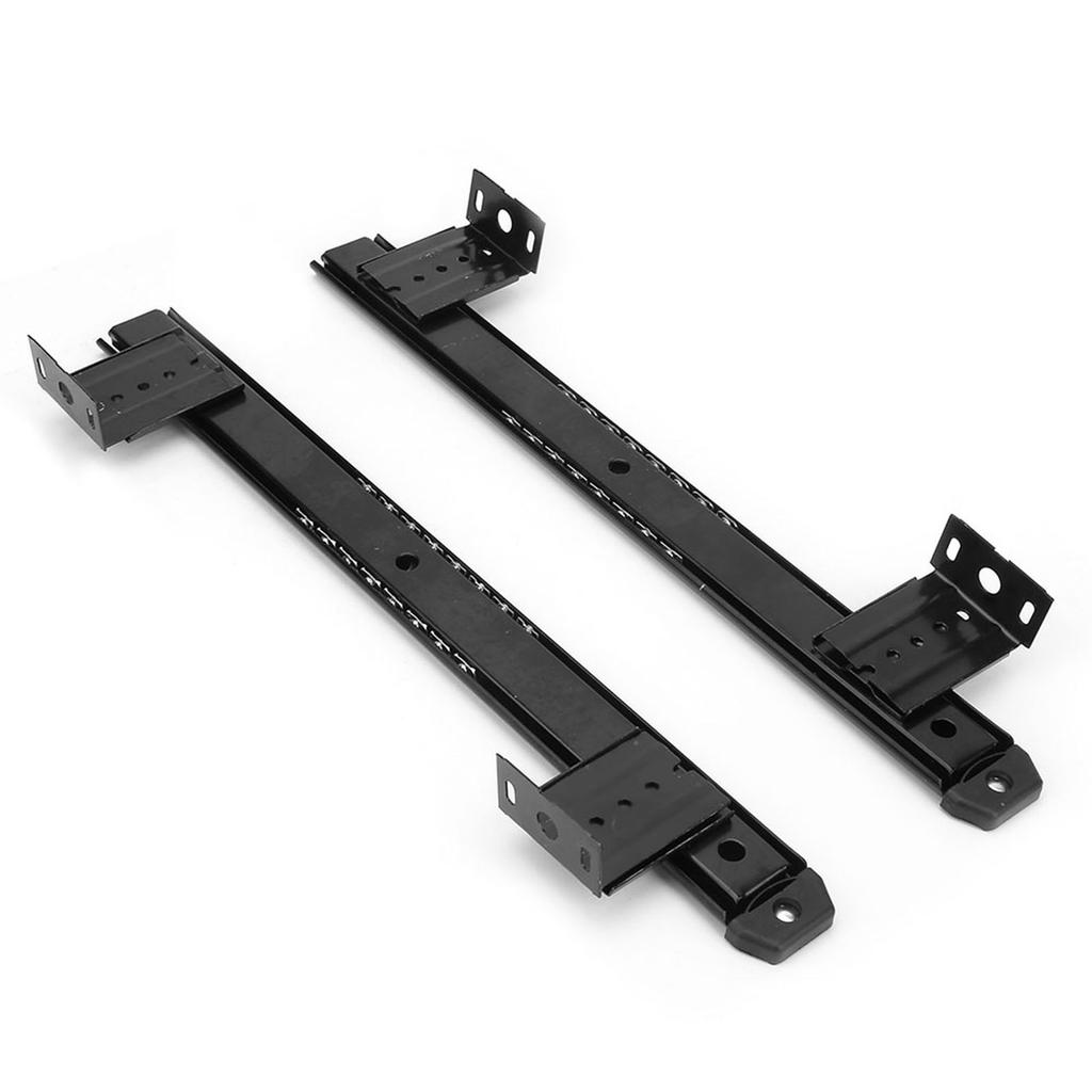 2Pcs Thickened Cold Rolled Steel Computer Desk Keyboard Slide Rail Bracket(white)