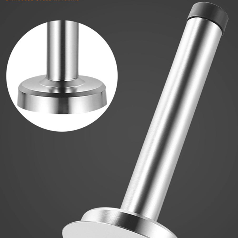 3 Pieces Stainless Steel Door Stop Anti-Collision Door Stop Wall Mounted Doorstop Rubber Buffer Stopper