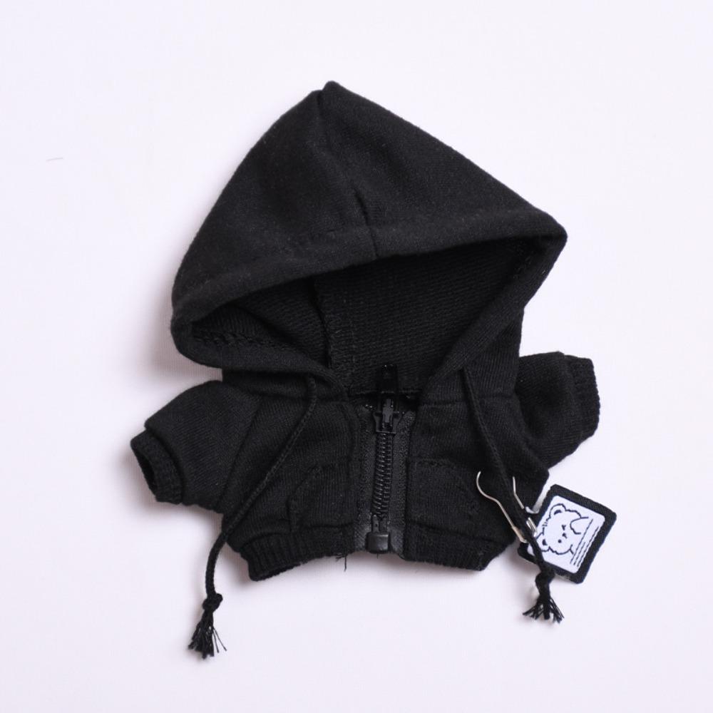 Dark Blue Jeans Sitting Labubu Doll Clothes Cute Bear Mini Cotton Doll's Clothes  Baby Pendant