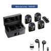 Cross-Device 4-in-1 Wireless Lavalier Microphone with Digital Display for Streaming, Shooting, Recording, & Noise Reduction (Model: H8/H12/H18/H19)