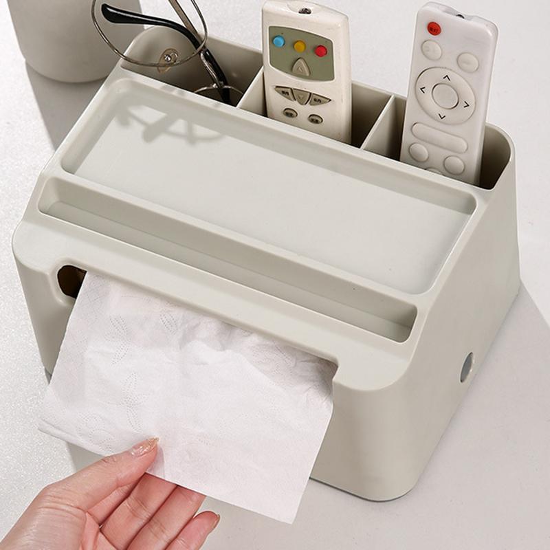 Cutie de șervețele Suport pentru șervețele Depozitare telecomandă Organizator de birou Multifuncțional Recipient pentru diverse Depozitare Acasă