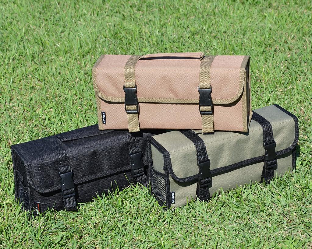 KAKURI Multi Storage Box Peg Case Storage Case Cooking Tools Seasoning Case Outdoor Camping Sage Green