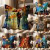L-Leonid Afremov Oil Painting Cushion Cover Multi-Scene Pillow Cover for Home & Car - Reversible, Soft & Durable for Daily Use