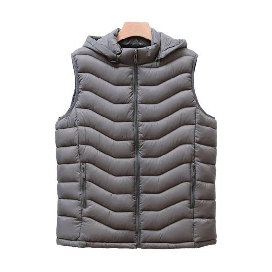 Men's Autumn and Winter Solid Color Casual Vest Slim Simple Sleeveless Top