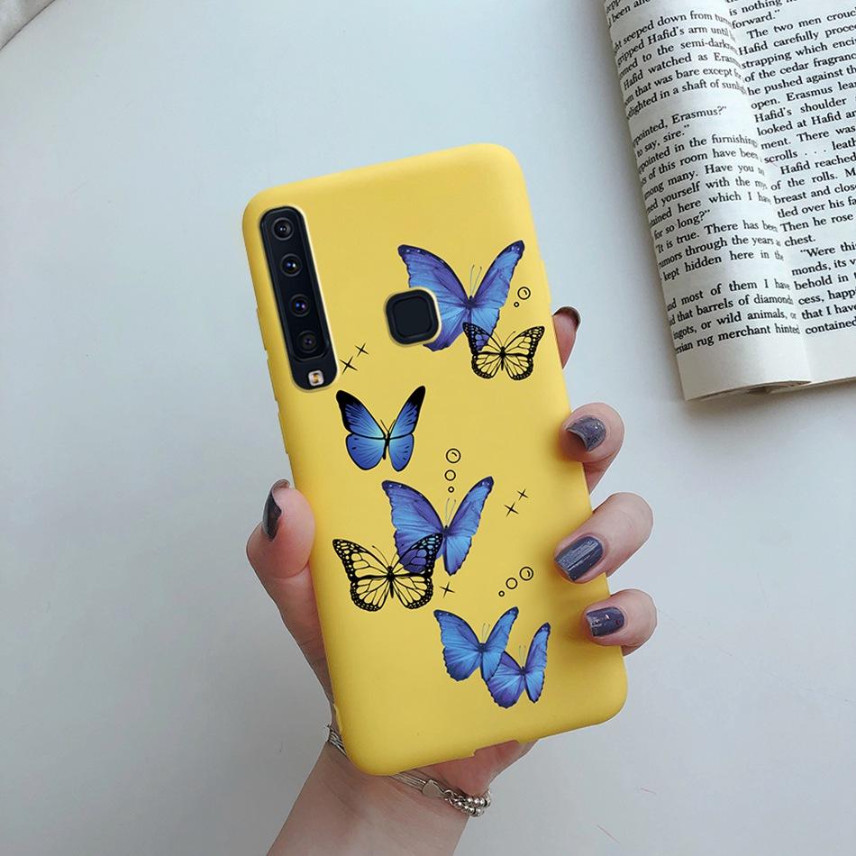 Flower Phone Case For Samsung A9 2018 A920 SM-A920F Back Cover Silicone Painted Soft Fundas for Samsung Galaxy A9 A 9 2018 Cases