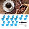 Easy Open Lid Design Refillable Coffee Capsules Coffee Making Supply Kit  Office Use