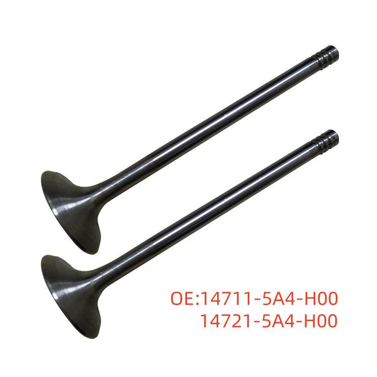 

The 14711-5A4-H00 and 14721-5A4-H00 are suitable for intake and exhaust engine valves in the ninth generation Honda Accord.