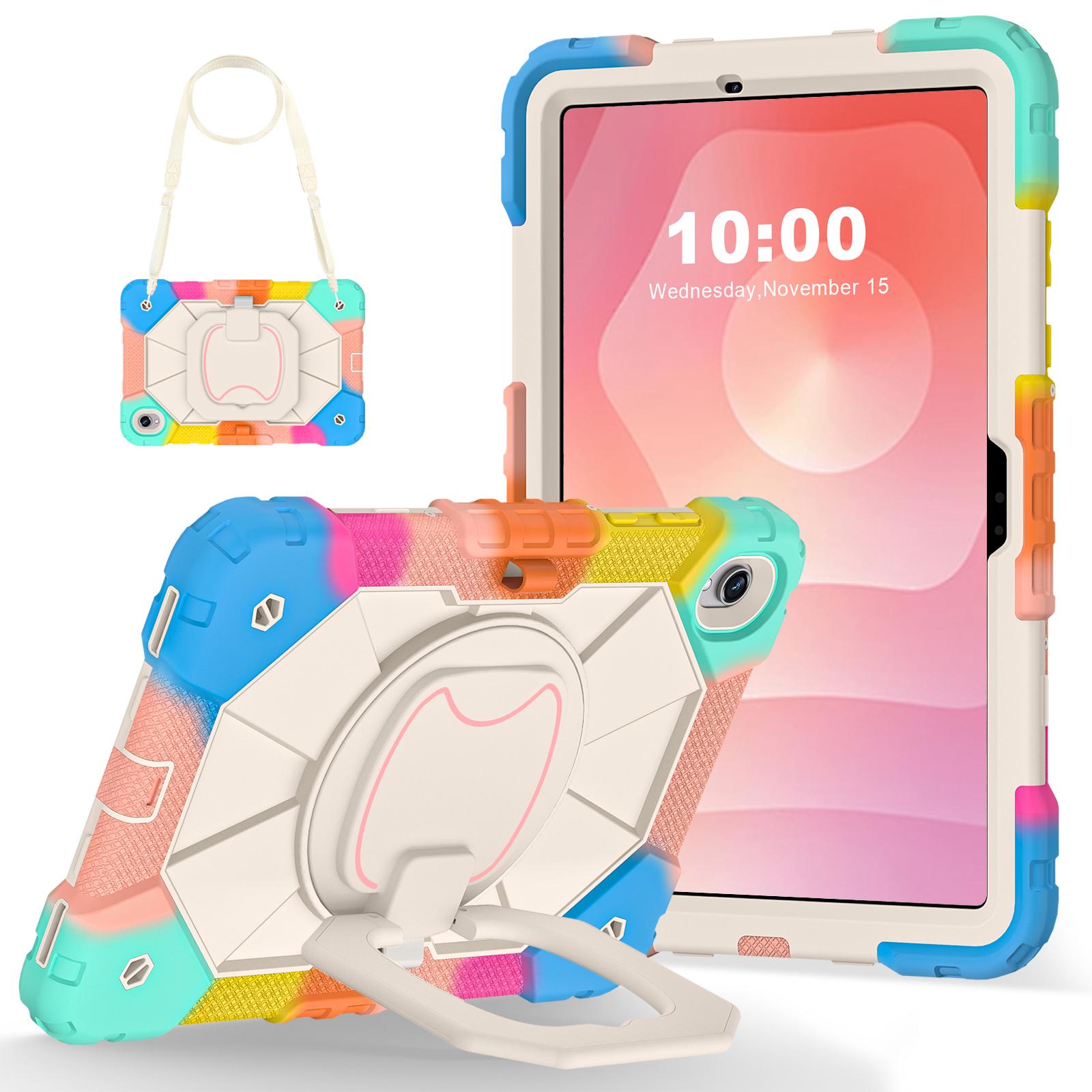

Чохол-планшет для Samsung Galaxy Tab S11 Силікон + ПК Ручка-тримач Підставка Кришка з ремінцем на плече
