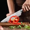 Damastmuster Küchenmesser Japanisches Santoku Messer Set 5Cr15MOV Edelstahl Koch Hackmesser Allzweck Schneidwerkzeug