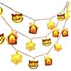 Halloween String Lights with LED Pumpkin and Lights for Outdoor Holiday Decoration