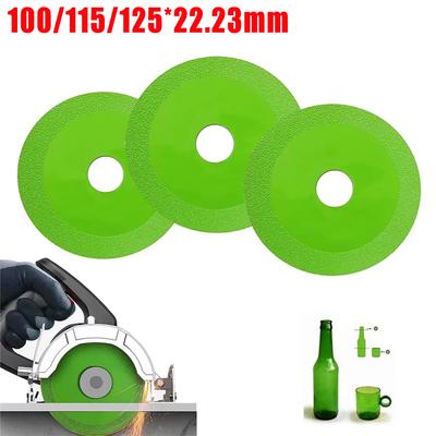 100/115/125 X22.23mm Glass Cutting Disc Diamond Marble Saw Blade Ceramic Tile Jade Special Polishing Cutting Blade Sharp Brazing