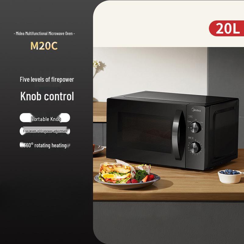 Midea Compact Microwave: Multi-functional, Even Heat, Fast Heating, Easy Operation, Flexible Timing.