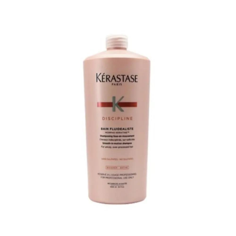 Bain Discipline Shampoo 1000ml Compatible Pump Shampoo for Damaged Hair, Dry and Frizzy Hair