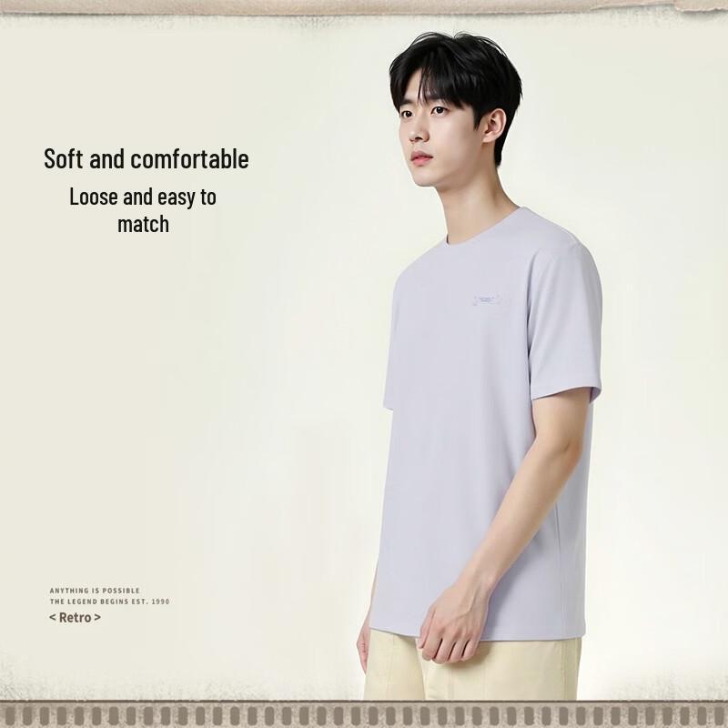 LI-NING Men s Round Neck Short Sleeve T-Shirt XL/180