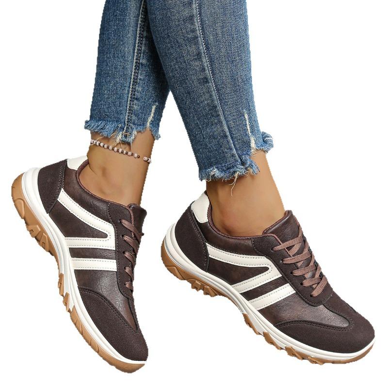 New Large-sized Retro Shoes, Women's Casual Sports Shoes, Women's Single Shoes