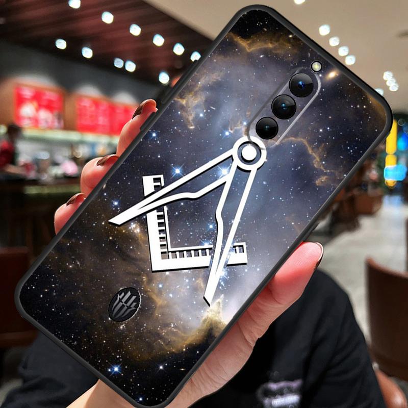 Freemasonry Logo Symbol Case For ZTE Nubia Red Magic 8S 9S 10S 8 9 10 Pro Plus 6S 7S 6 7 Pro 5G 6R 11 Pro Plus Cover