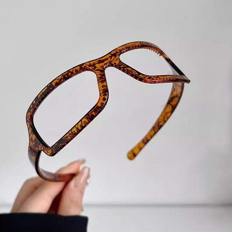 Personality Plastic Glasses Shape Headband Hairstyle Sunglasses Shape Hairband For Women Korean Style Simple Hair Hoop