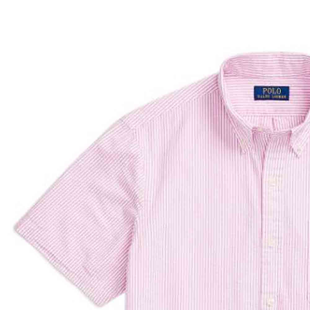 Polo Ralph Lauren Ss23 Pony Embroidered Single-Breasted Shirt Men Shirts Pink MNPOWOV1N820598-650