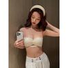 Girls Spring and Summer Pure To Sweet Lace Edge Small Breast Gathered To Show A Big Collection of Auxiliary Milk Underwear