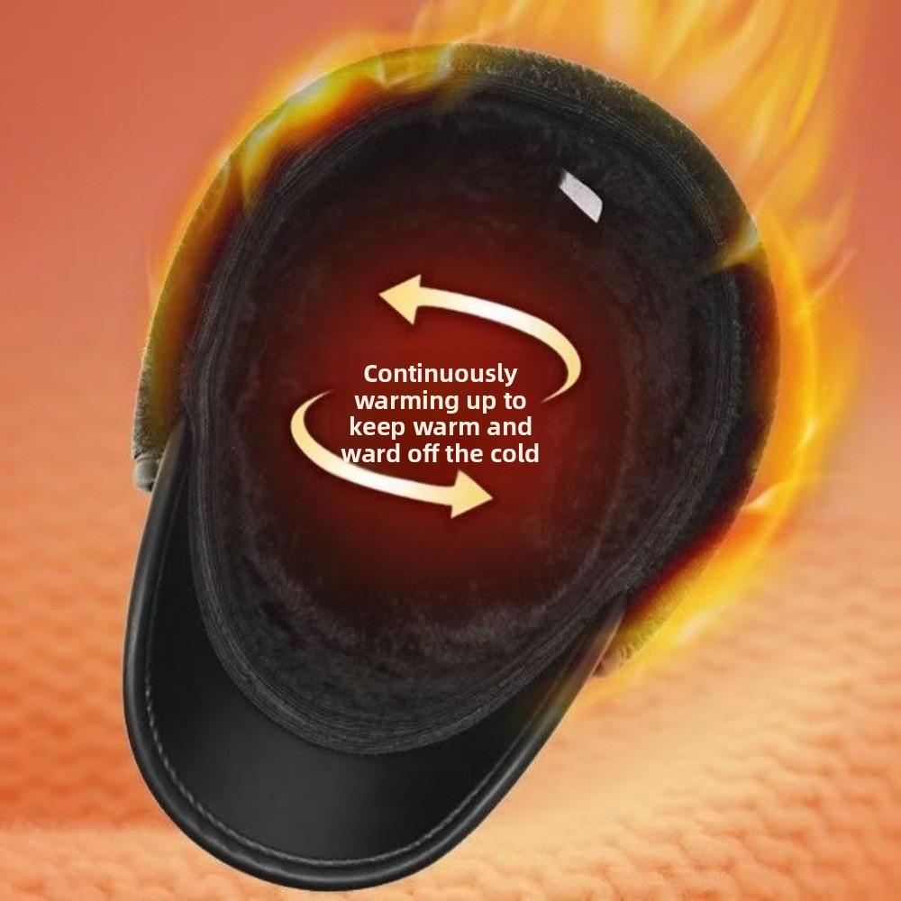 Warm Pullover Cap with Ear Flap Ear Protection Hat New Earmuffs Hat  Outdoor Sports