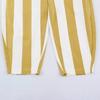 Womens High-Waisted Striped Tapered Jeans Casual Pants 2026 Cotton Blend Slim Fit