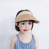 Straw Visor Hat for Girls Baby Women - Summer UV Protection Wide Brim Sun Hat, Breathable Lightweight Mother-Daughter Matching