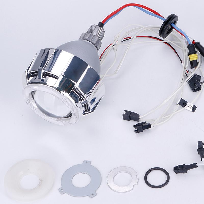 2.5'' Bi-led Projector LED H4 Hi/Lo Beam Lenses 6000K Bright White H7 H1 9005 9006 Light Headlight 5600W For Car Accessories KQ