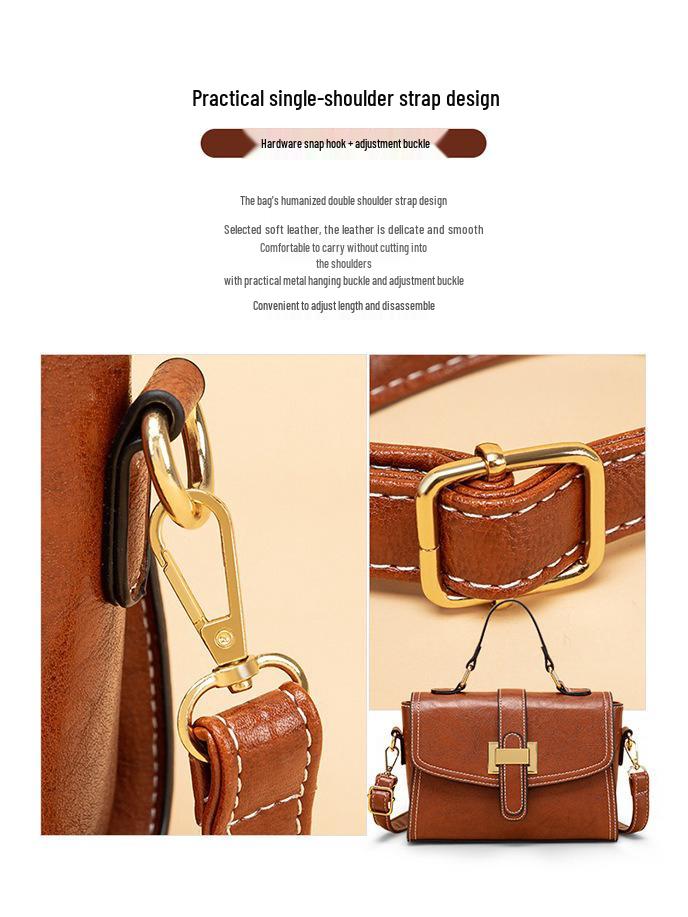 Women's Retro European & American Style Boston Shoulder Crossbody Bag