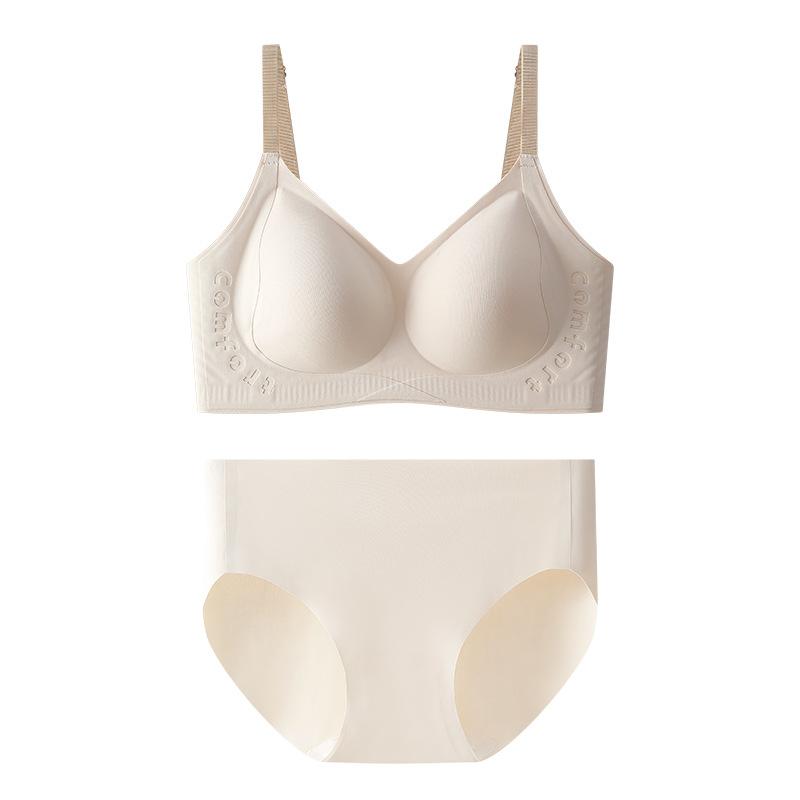 Latex seamless cup thin collection breast underwear girls and girls one-piece steel-free soft Tilasan silk bra