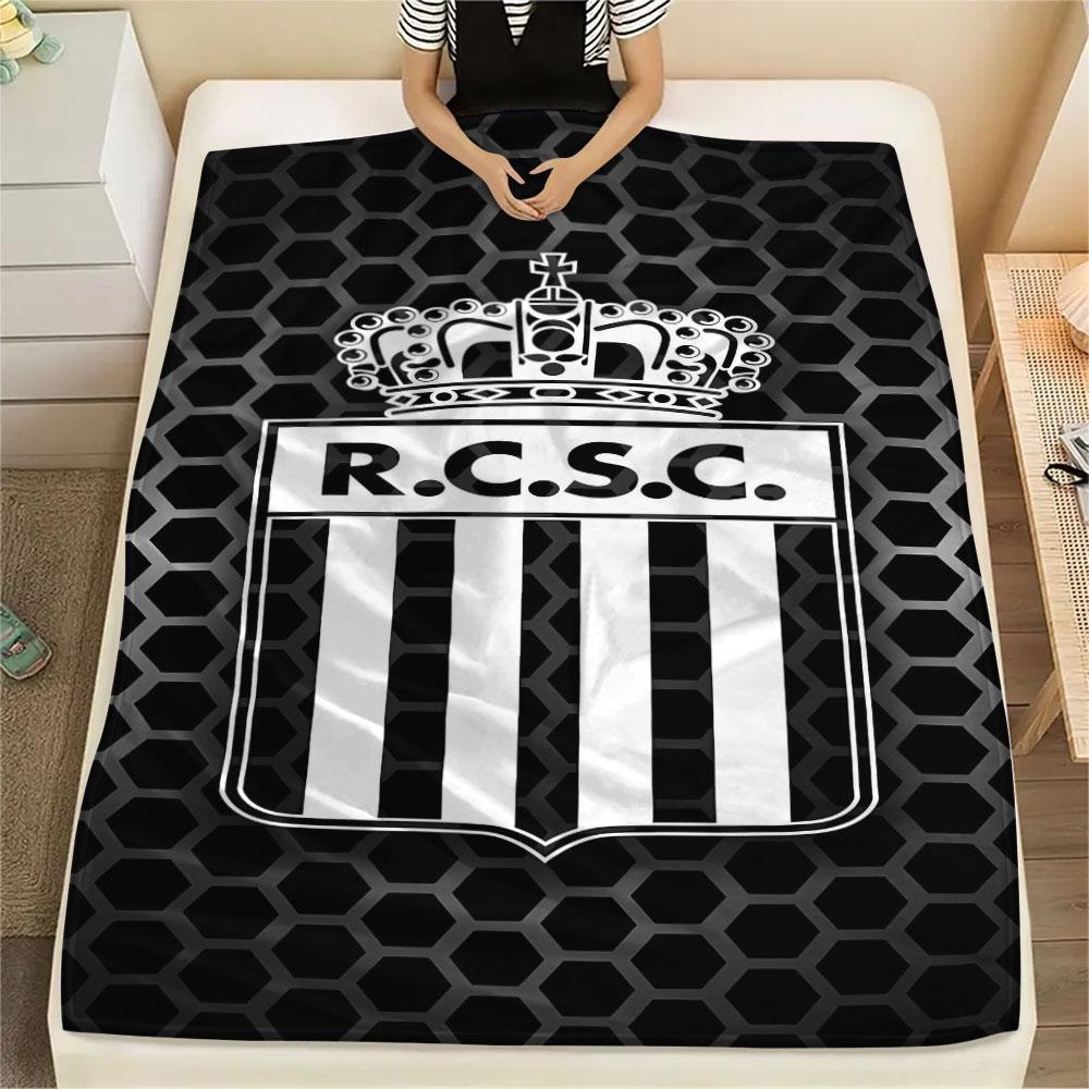 1PC R. Charleroi S.C Patterned Flannel Blanket Suitable For All Seasons for Home Decor Warmth and Comfort Gifts Holiday Present