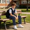 Boys' Elastic Waist Pants - Performance Dress Slacks