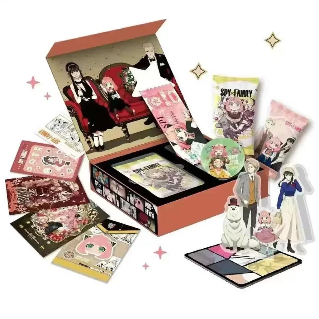 SPY FAMILY Cards Xiao Special Action Thick Card Academy Pack Twilight Yor Forger Anya Forger Anime Role Collection Card Toy Gift