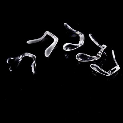 2Pcs Pvc Plastic Anti-Slip Stick On Nose Pads Eyeglass Sunglasses Eye Glasses