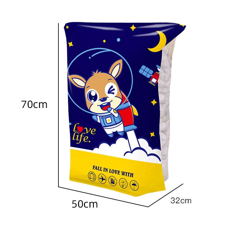 

Нет необходимости в вакуумных пакетах с насосом Большие пластиковые пакеты для хранения одежды Одеяла Компрессионные пустые чехлы для сумок Дорожные аксессуары M