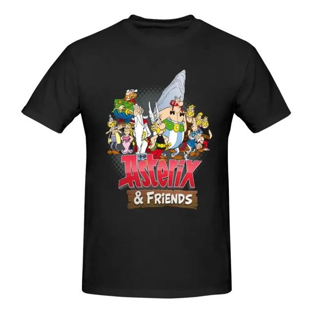 Camiseta De Desenho Animado Asterix & Friends L