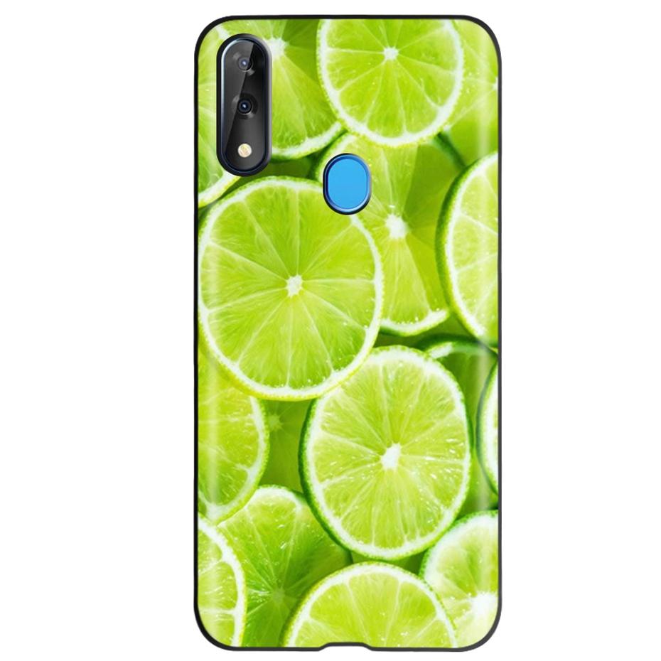 Etui do ZTE Blade V10 Modny Wzór Kwiatowy Serce Etui na Telefon do ZTE Blade V10 Vita V 10 Czarne Silikonowe Miękkie TPU Zderzak