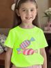 Vintage Airplane Cartoon Transportation Graphic Print T Shirt Family Matching Boys Girls Kids Short Sleeve Daily Tees