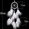 32 Types Dream Catcher Car Mini Pure White Feather Wind Chimes Wall Hanging Decor Handmade Catcher Feather Pendant Decoration