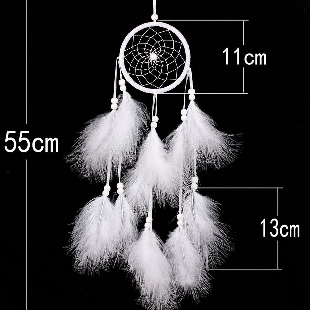32 Types Dream Catcher Car Mini Pure White Feather Wind Chimes Wall Hanging Decor Handmade Catcher Feather Pendant Decoration
