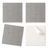 Set of Self-Adhesive Vinyl Tiles Stone Tile Pattern 4x50x50 Cm