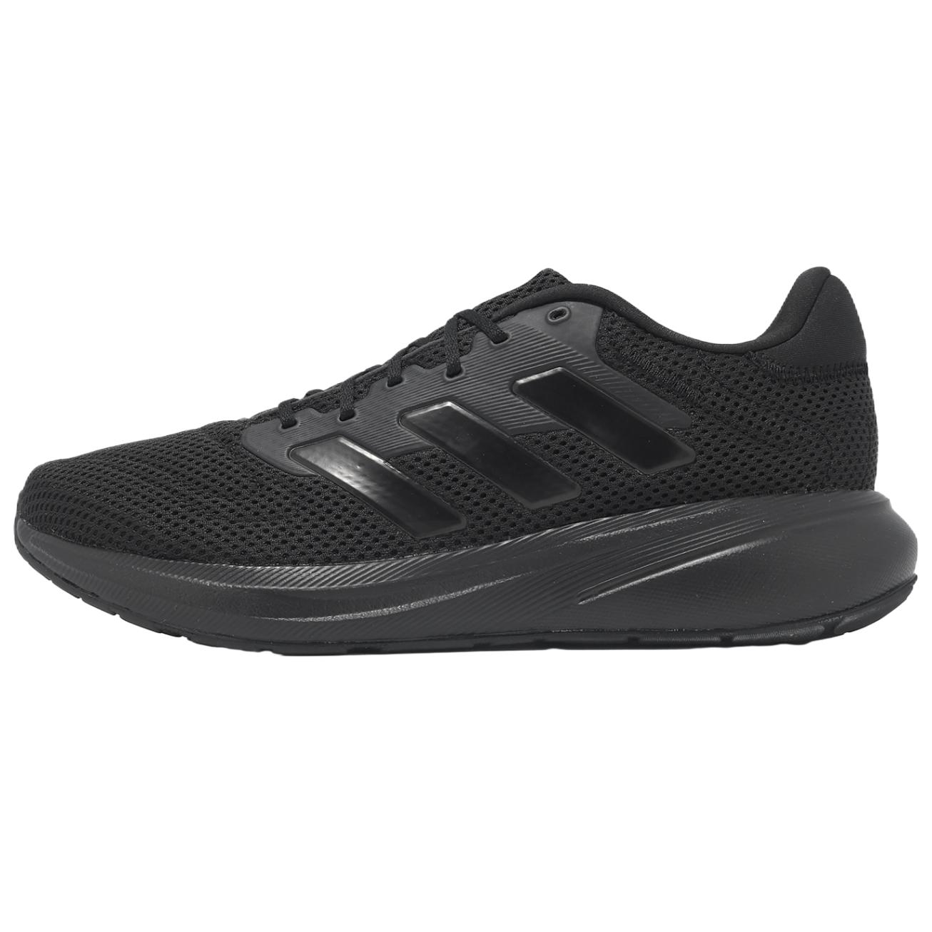 

Adidas Response Runner Cushioning And Breathable Low Top Running Shoes Men s Black Sneakers JR8058 40⅔ чёрный