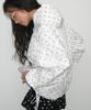 Ronron Hooded Windbreaker Jumper White Star