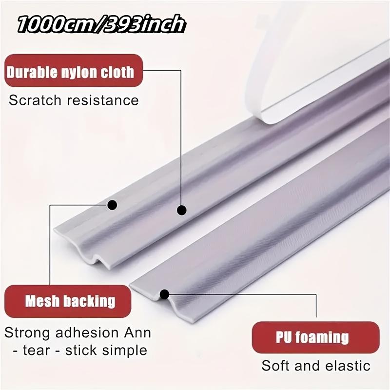 Self-Adhesive Window & Door Weatherproof Seal Strip - Windproof, Dustproof, Rainproof, Noise Reducing Durable Plastic Door & Window Insulation Tape