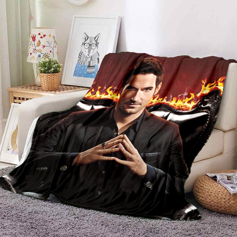 1 Stück Decke mit Horrorfilm-Thema, Ganzjahres-Leichtgewicht für Zuhause, Büro, Outdoor-Nickerchen, Multifunktionale Decke, Halloween-Geschenke