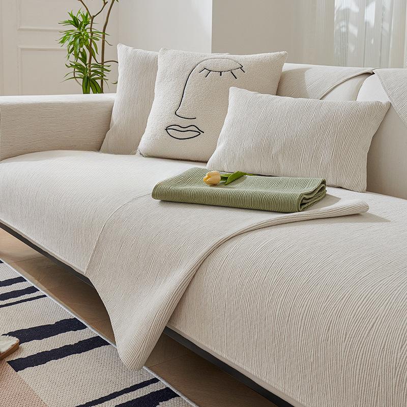 Sofa Cushion Light Luxury Modern Anti-Scratching High-End Four Seasons Universal Non-Slip Sofa Cover Towel Simple Seat Cushion Cloth
