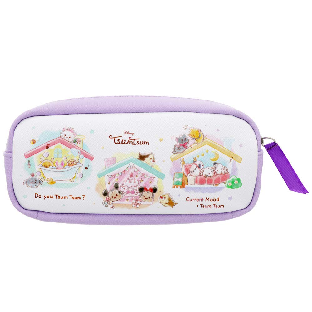 Sunstar Stationery Disney Pencil Case Mickey Minnie S1416332 Chara-Palé &